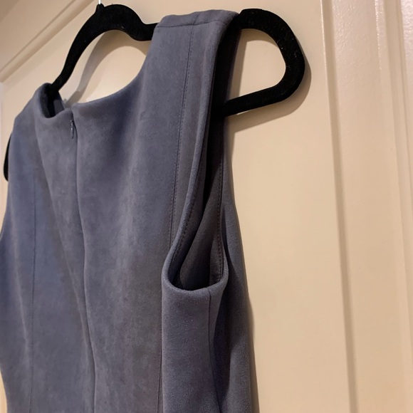 DKNY Gray Faux Suede Dress - Picture 10 of 16
